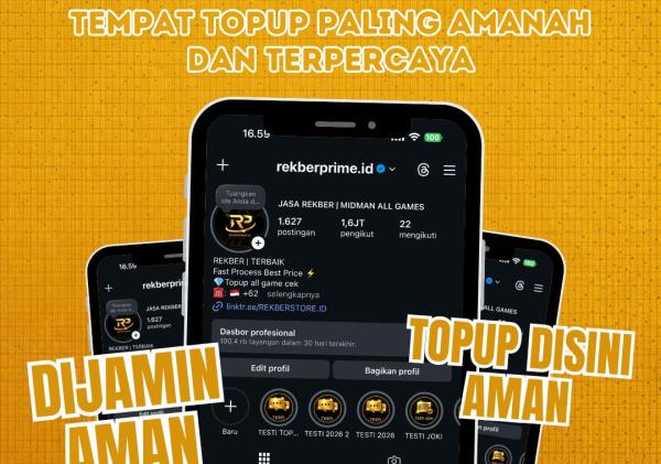 RekberPrime.id Berikan Jaminan Keamanan 100% untuk Top Up dan Jasa Rekber